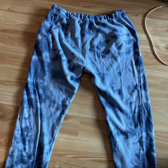 Ladies Aqua Addict Cropped Tie Dye Sweatpants - Sz L - Picture 7 of 9